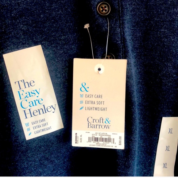 Croft & Barrow long sleeve shirt - Picture 1 of 3